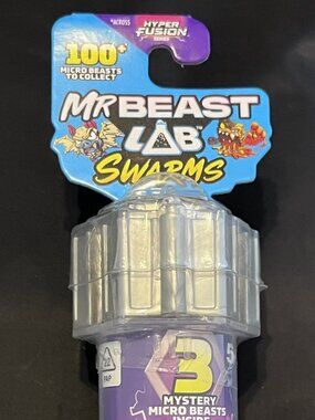 Mr Beast Master Lab Swarms 3 Mystery Miro Beast Figures Inside Tube Hyper Fusion